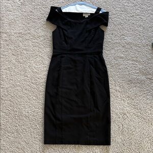 Jessica Simpson Black One-Shoulder Sheath Dress